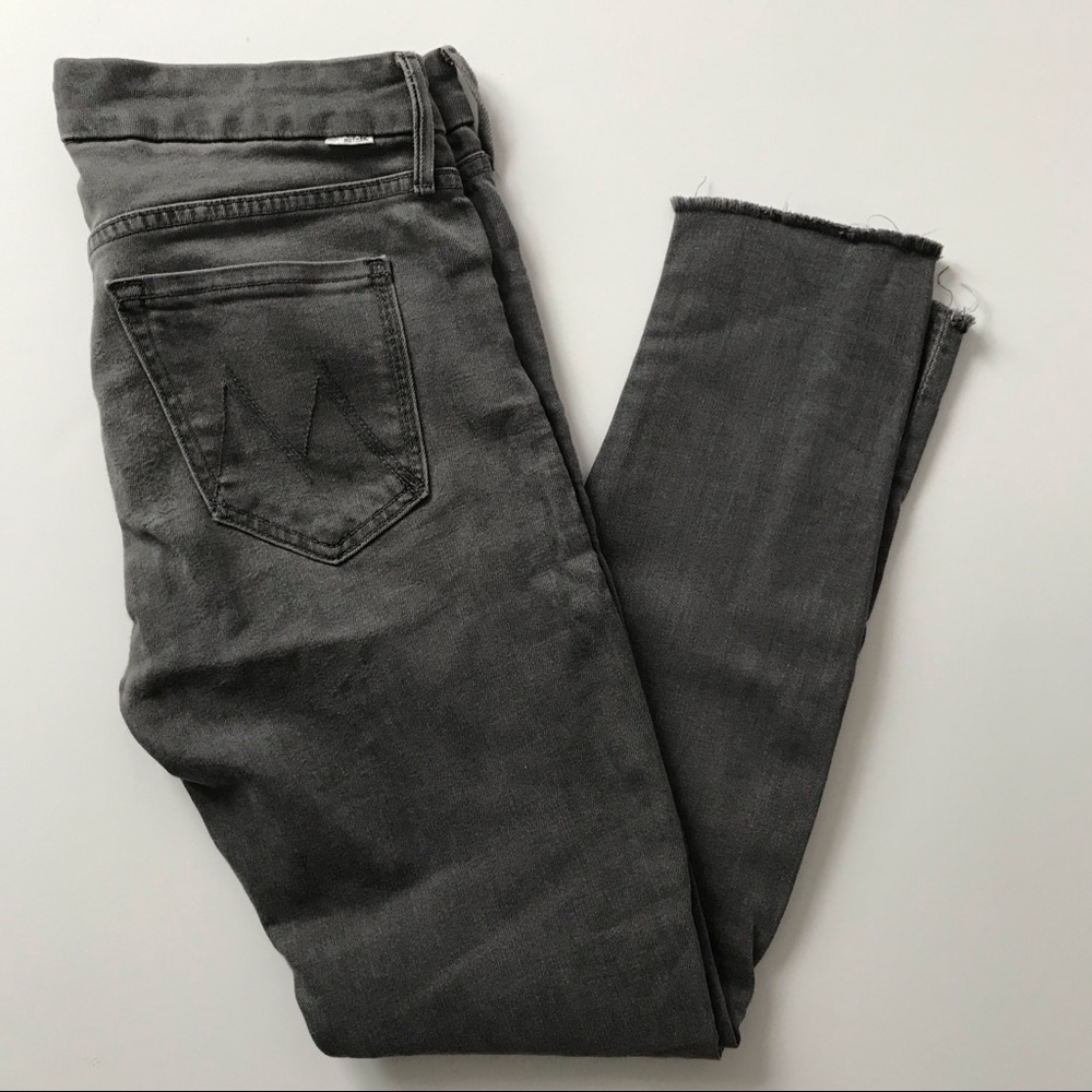 MOTHER Looker Ankle Fray Skinny